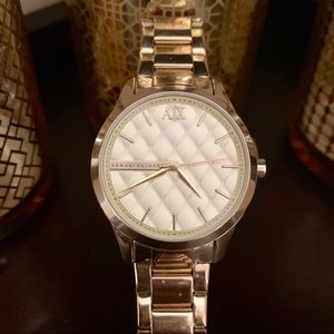 Armani Exchange Gold Watch